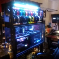My Printer Enclosure / Maker Space with all print files - Thumbnail 2