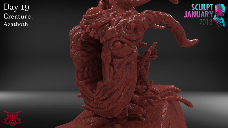 Azathoth Sculpture 3D Print 229322