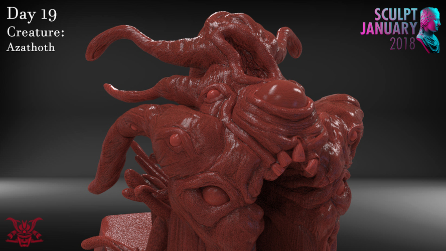 Azathoth Sculpture 3D Print 229325