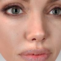 Angelina Jolie figurine ready for full color 3D printing - Thumbnail 2