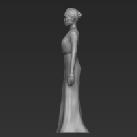 Angelina Jolie figurine ready for full color 3D printing - Thumbnail 14
