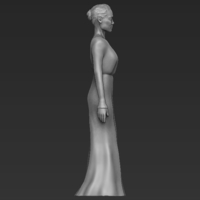 Angelina Jolie figurine ready for full color 3D printing - Thumbnail 16