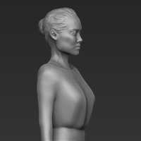 Angelina Jolie figurine ready for full color 3D printing - Thumbnail 17