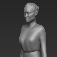 Angelina Jolie figurine ready for full color 3D printing - Thumbnail 18