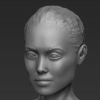 Angelina Jolie figurine ready for full color 3D printing - Thumbnail 19