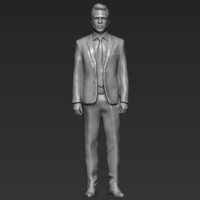 Brad Pitt figurine ready for full color 3D printing - Thumbnail 11