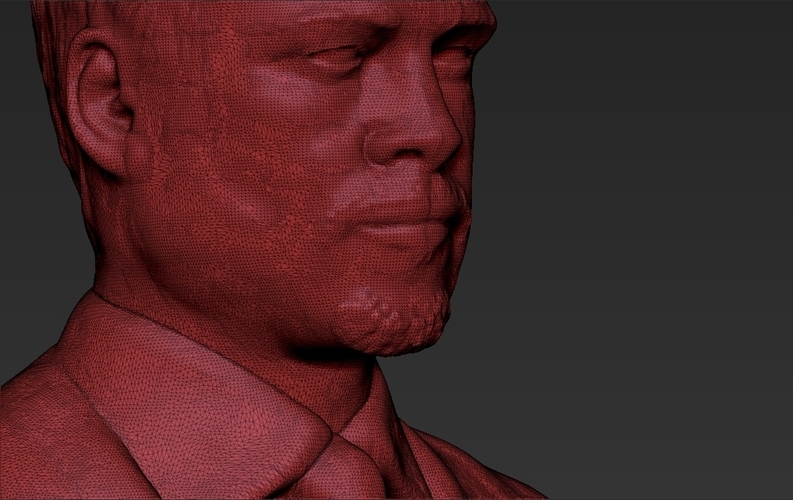 Brad Pitt figurine ready for full color 3D printing 3D Print 229376