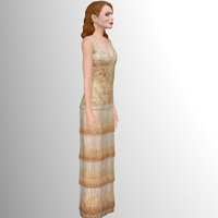 Emma Stone figurine ready for full color 3D printing - Thumbnail 5