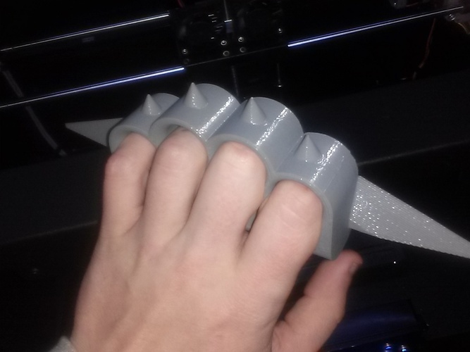 Plastic Knuckles 3D Print 22939