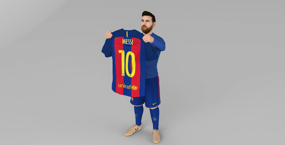 Lionel Messi ready for full color 3D printing 3D Print 229392