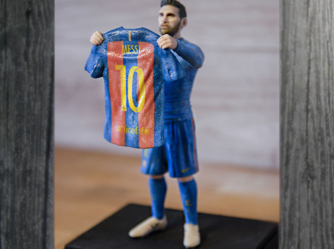 Lionel Messi ready for full color 3D printing 3D Print 229393