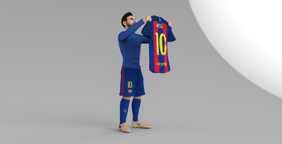 Lionel Messi ready for full color 3D printing 3D Print 229394