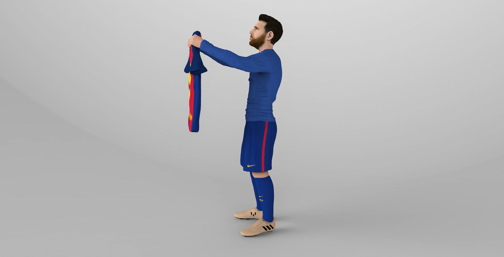 Lionel Messi ready for full color 3D printing 3D Print 229398