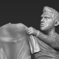 Lionel Messi figurine ready for 3D printing - Thumbnail 8