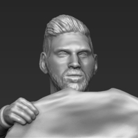 Lionel Messi figurine ready for 3D printing - Thumbnail 10