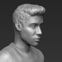 Justin Bieber 3D printing ready stl obj - Thumbnail 3
