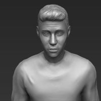 Justin Bieber 3D printing ready stl obj - Thumbnail 5