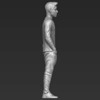 Justin Bieber 3D printing ready stl obj - Thumbnail 6