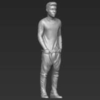 Justin Bieber 3D printing ready stl obj - Thumbnail 7