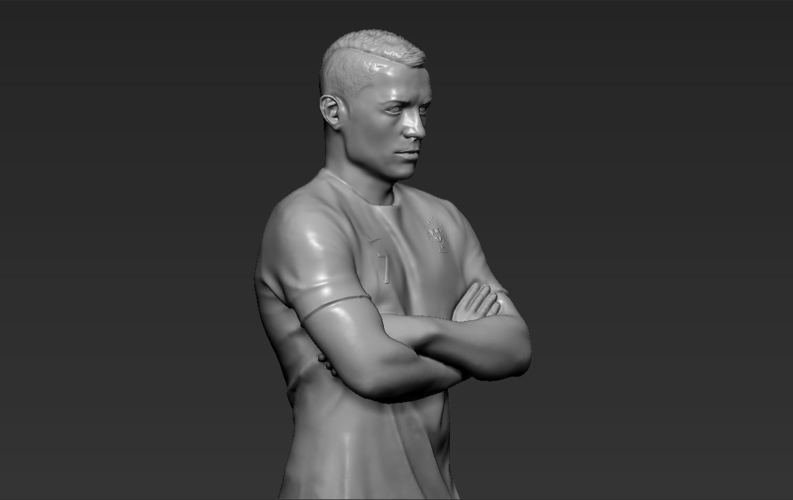 Cristiano Ronaldo Portugal 3D printing ready stl obj 3D Print 229444