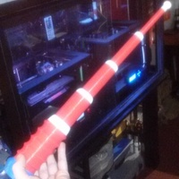 100% 3D Printed Baton / LIGHTSABER - Prints in ONE PRINT - ALREA - Thumbnail 2