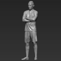 Cristiano Ronaldo Portugal 3D printing ready stl obj - Thumbnail 8