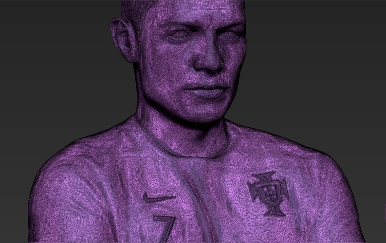 Cristiano Ronaldo Portugal 3D printing ready stl obj 3D Print 229453