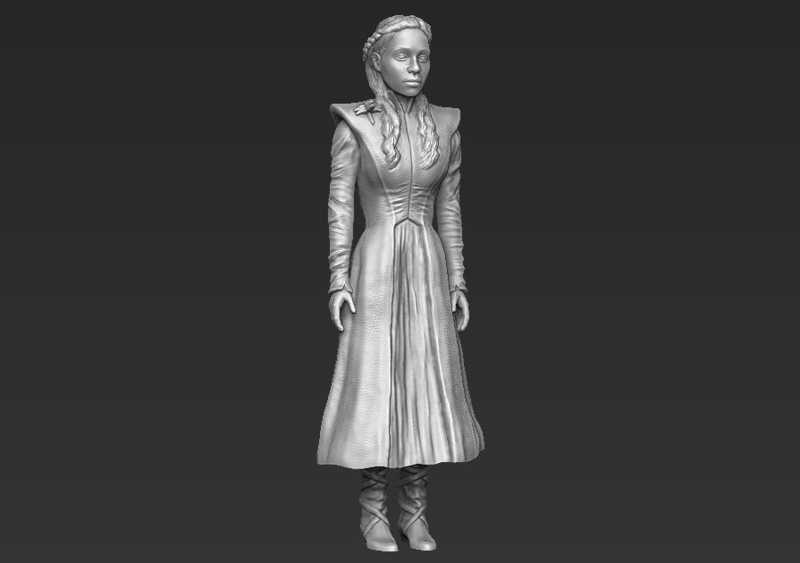 Daenerys Targaryen 3D printing ready stl obj