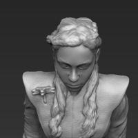 Daenerys Targaryen 3D printing ready stl obj - Thumbnail 3