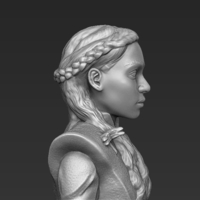 Daenerys Targaryen 3D printing ready stl obj - Thumbnail 4