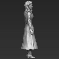 Daenerys Targaryen 3D printing ready stl obj - Thumbnail 7