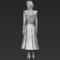 Daenerys Targaryen 3D printing ready stl obj - Thumbnail 8