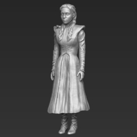 Daenerys Targaryen 3D printing ready stl obj - Thumbnail 10