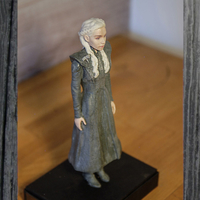 Daenerys Targaryen ready for full color 3D printing - Thumbnail 3