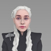 Daenerys Targaryen ready for full color 3D printing - Thumbnail 6
