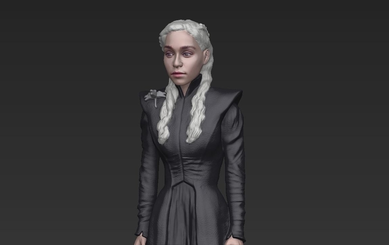 Daenerys Targaryen ready for full color 3D printing 3D Print 229491