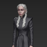 Daenerys Targaryen ready for full color 3D printing - Thumbnail 7