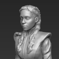 Daenerys Targaryen ready for full color 3D printing - Thumbnail 8