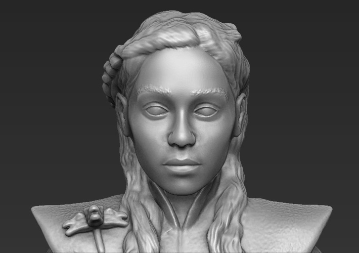 Daenerys Targaryen ready for full color 3D printing 3D Print 229497