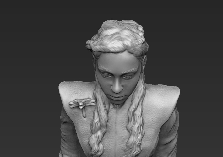 Daenerys Targaryen ready for full color 3D printing 3D Print 229498