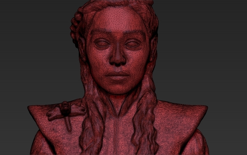 Daenerys Targaryen ready for full color 3D printing 3D Print 229499