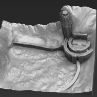 Helms Deep 3D printing ready stl obj - Thumbnail 4