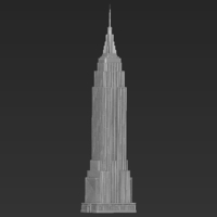 Small Empire State Building 3D printing ready stl obj formats 3D Printing 229511