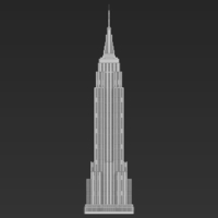 Empire State Building 3D printing ready stl obj formats - Thumbnail 2
