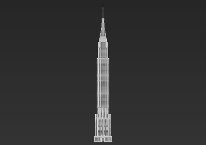 Empire State Building 3D printing ready stl obj formats 3D Print 229513