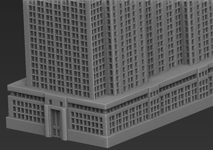 Empire State Building 3D printing ready stl obj formats 3D Print 229516