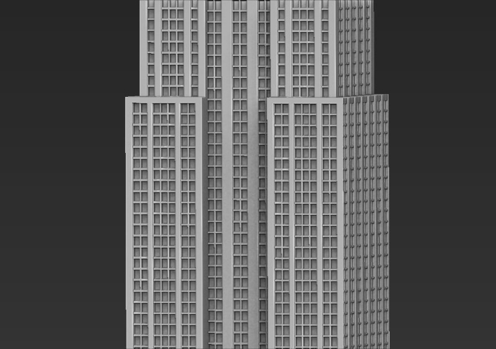 Empire State Building 3D printing ready stl obj formats 3D Print 229517