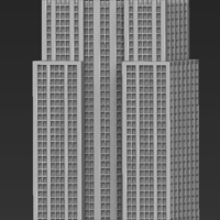 Empire State Building 3D printing ready stl obj formats - Thumbnail 7