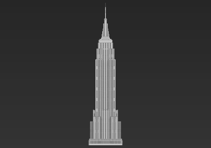 Empire State Building 3D printing ready stl obj formats 3D Print 229518