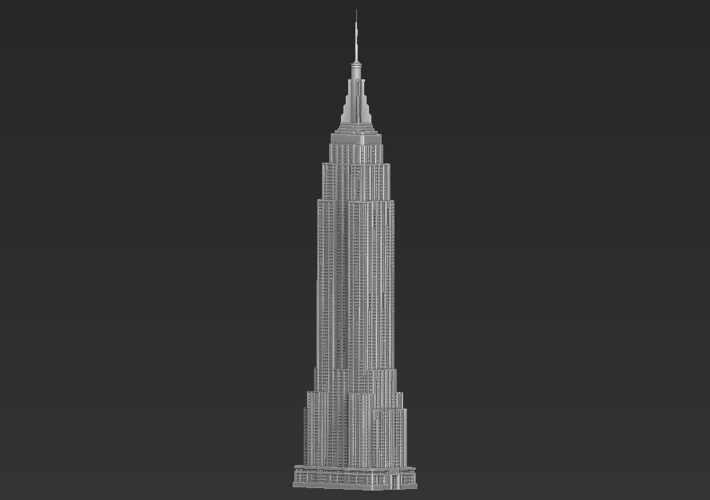 Empire State Building 3D printing ready stl obj formats 3D Print 229520